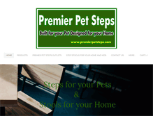 Tablet Screenshot of premierpetsteps.com